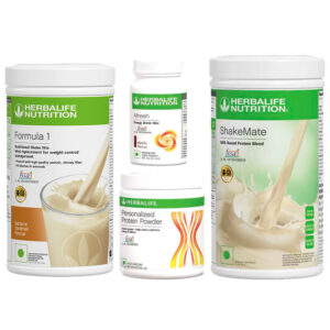 Herbalife Weight Loss Kit Banana Caramel Flavour – Pack of 4
